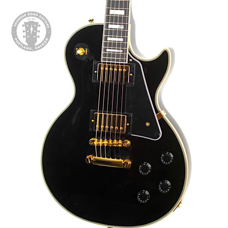 New Epiphone Inspired by Gibson Custom Les Paul Custom Ebony #25011526037 image 1
