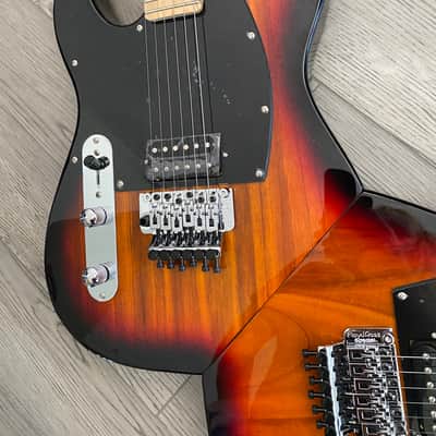 Sawtooth Michael Angelo Batio Double-Guitar with Floyd Rose 2021 Sunburst image 4
