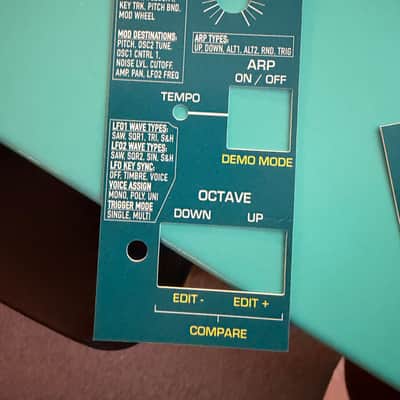 Oversynth Overlay for the MicroKORG - Teal Schema image 4