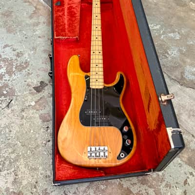 Fender Precision Bass 1977 - Natural  original vintage USA image 4