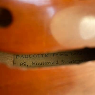 Paquotte Freres Luthiers 4/4 Violin Outfit Circa 1900 image 9