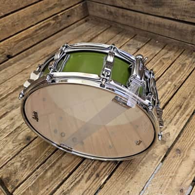 Snare Drum 14" Ludwig Legacy Maple Heritage Green USED! RKMGL220726 image 5