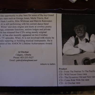 Al Owcher F Style Mandolin Hand Built in Calgary Canada image 13