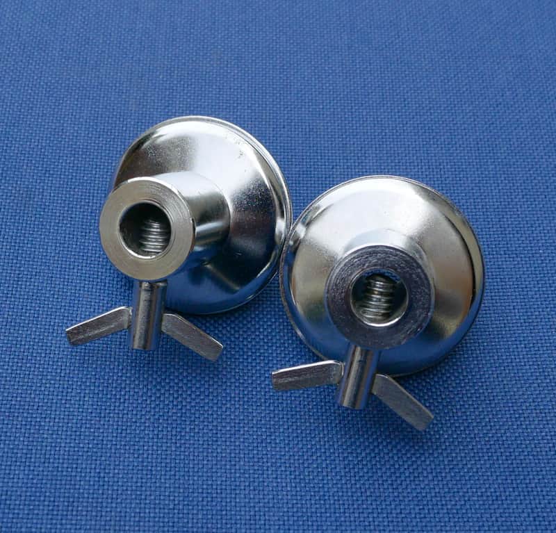 Gretsch Stop Sign Disappearing Bassdrum Spurs Brackets Part 4966 Vintage image 1
