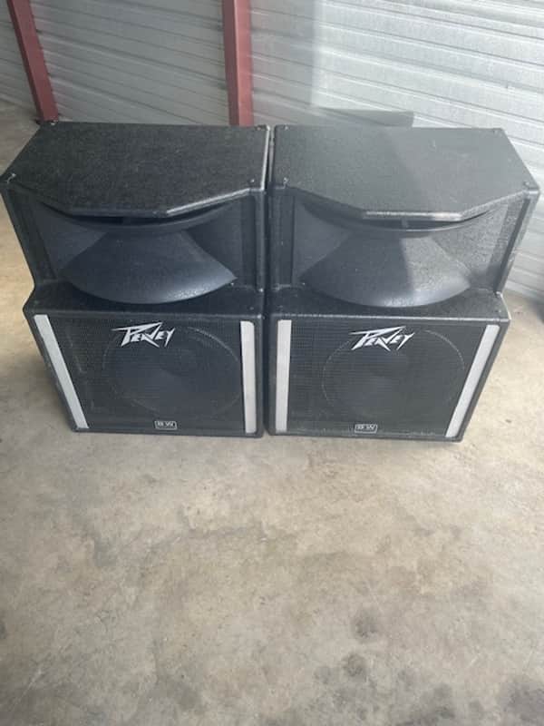Peavey SP 2A 1990 - Black-painted wood image 1