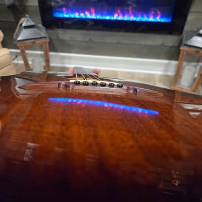 Solid wood! Alvarez Masterworks Cutaway Dreadnought with Electronics 2010s - Shadowburst image 6