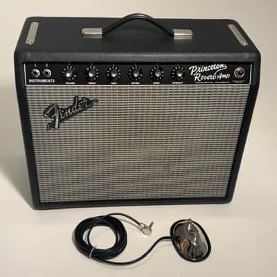 Fender '65 Princeton Reverb Reissue 12-Watt 1x10" Guitar Amp Combo Black image 2