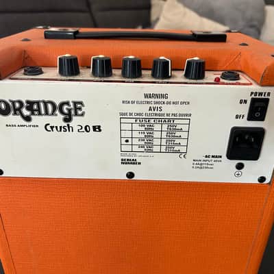 Orange Crush 20B Bass Amplifier Combo – Excellent Condition! image 2