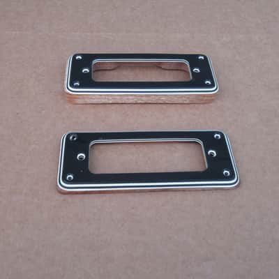 Vintage Univox Guitar Pickup Rings With Spacers Semi Hollow Body Teisco Japan image 5