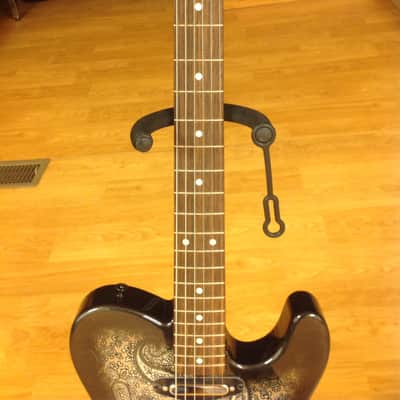 Partscaster Telecaster Black/Grey Paisley image 3