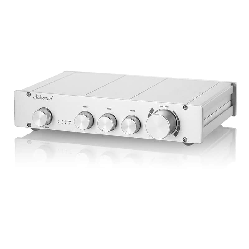 HiFi 3-Way Class A Digital Stereo Preamplifier – 2.0 Channel Home Audio Preamp with RCA Input, Tone Control, and HiFi Sound Enhancement image 1