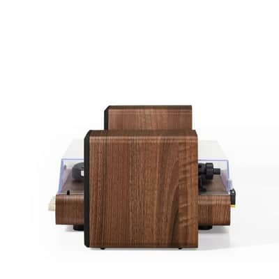 Crosley C65  Record Player with speakers system Belt-Drive 2-Speed  Turntable Record Walnut and Gold- NEW image 14