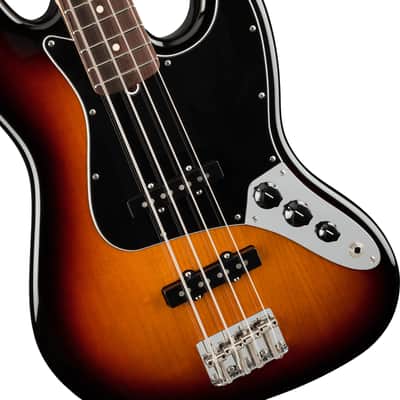 Fender American Performer Jazz Bass with Rosewood Fretboard 2018 - Present - 3-Tone Sunburst image 3