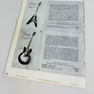 Gibson Electric Guitars & Amplifiers Catalog Reprint '80s? image 2