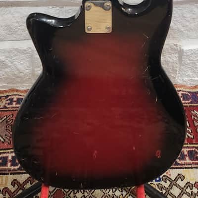 Guyatone Decca DMI 203 Blood Burst 3 Pickup Offset Guitar 1970s Japan image 4