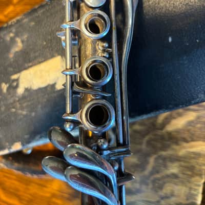 Vintage 1928 “The Elkhart” Metal Clarinet Rare Model - Restored, Ready to Play! image 6