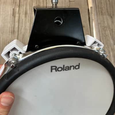 Roland PD-80 V-Pad 8" Single Zone Mesh Drum Pad 2010s - White electric drum set trigger pad image 3