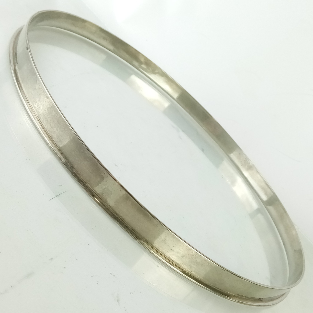 Leedy&Ludwig 13"Single-Flange Rack Tom Drum Batter Rim/Hoop Nickel-Brass NOB40s — main photograph