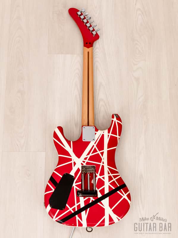 1990s ESP EVH Frankenstrat 5150 VH-250 Striped w/ Floyd Rose, | Reverb