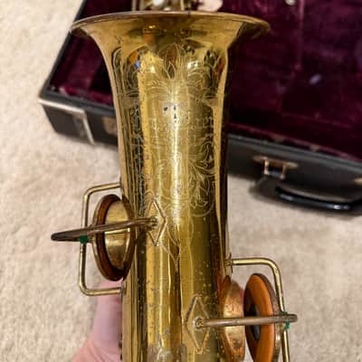 Vintage 1923 Buescher True Tone Alto Saxophone Low Pitch Elkhart-Ind. image 5
