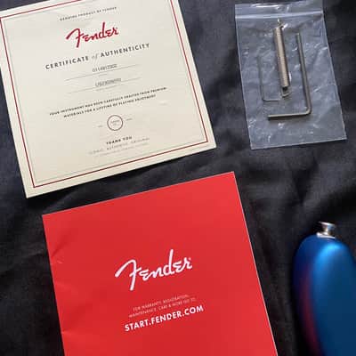Fender American Performer Stratocaster 2023 Satin Lake Placid Blue image 8