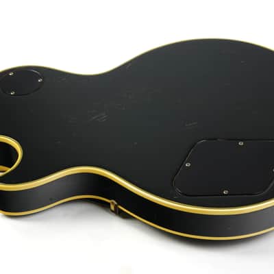 1973 Gibson Les Paul Custom BLACK BEAUTY Vintage Electric Guitar Original PAT # Pickups image 17