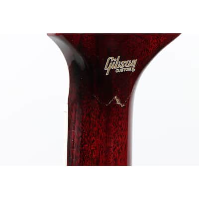 Immagine Gibson Custom Les Paul Custom Bats in Flight Electric Guitar - Regular Dark Red Burst - 5