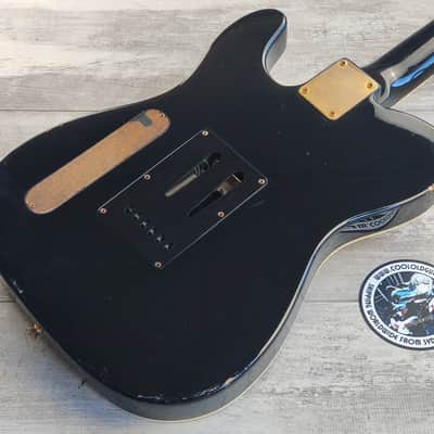 1992 Fernandes Japan TEJ-55 HS Contemporary Telecaster (Black/Gold) image 13