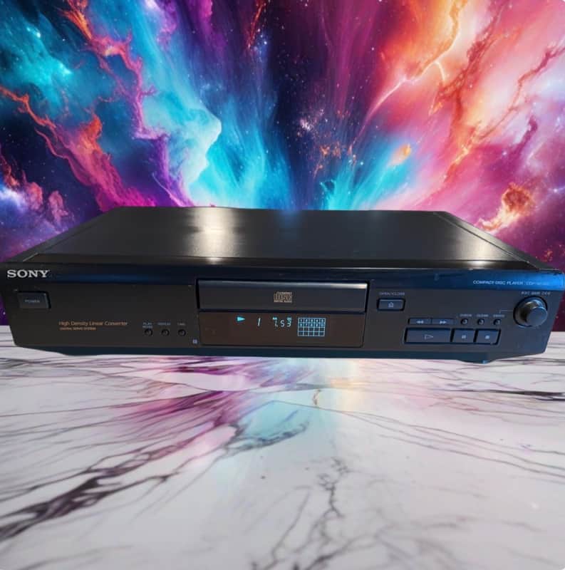 SONY CD Player High Density Linear Converter CDP-XE300 *NEW BELTS* Detailed🔥🎶
