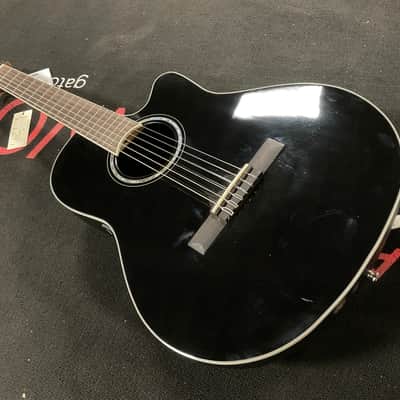 Ovation Celebrity Standard Mid-Depth Acoustic-Electric Guitar Black image 2