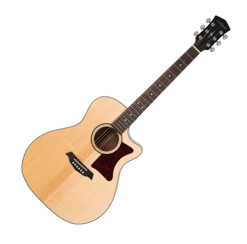 Parkwood GA28 Grand Auditorium Cutaway Solid Spruce Top Fishman Sonicore Pickup EQ image 1