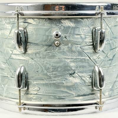 Slingerland 20/12/14/5x14" Radio King Early 60's 5n Modern Jazz Outfit - Sky Blue Pearl image 19