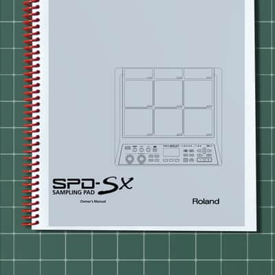 Roland SPD-SX — 4 in 1 Owners Manual Guide Instructions — 100 Pages — USA Made image 1