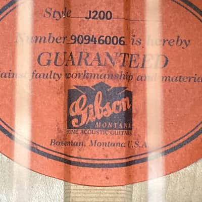Gibson J-200 1996 - Antique Natural image 14
