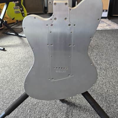 Baguley Dico-6 Brushed Aluminum Electric Guitar - Made in Germany - Includes Gig Bag image 5