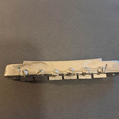 Gibson Rare Bridge Gibson Pat.No. 2,740,313 1965-1975 - Nickel image 3