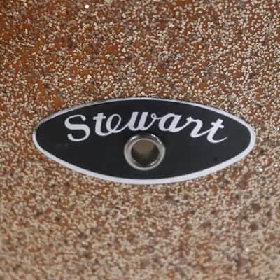 Stewart 9x13" Rack Tom Drum Vintage 1960's Gold Sparkle image 2