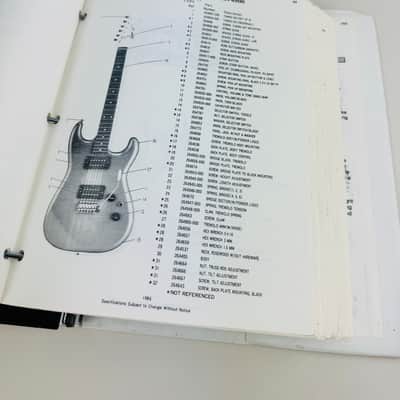 Fender Guitar Service Manual Binder 1996 image 7