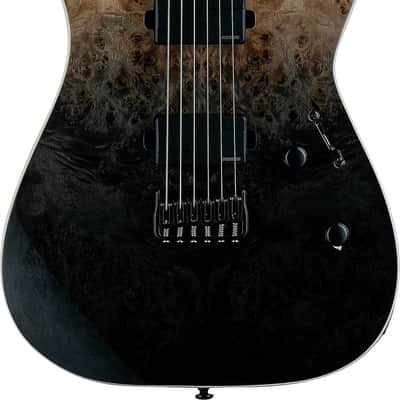 ESP LTD M-1000HT Electric Guitar, Black Fade image 2