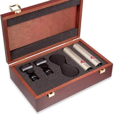 Neumann KM 184 Stereo Set Small-diaphragm Cardioid Microphone Pair - Nickel image 1