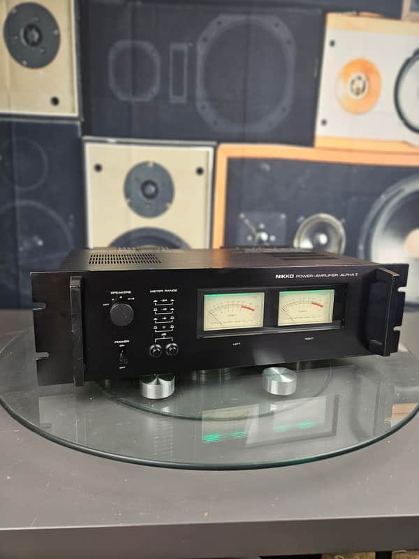 *Fully Recapped* Nikko Alpha II Power Amplifier image 1