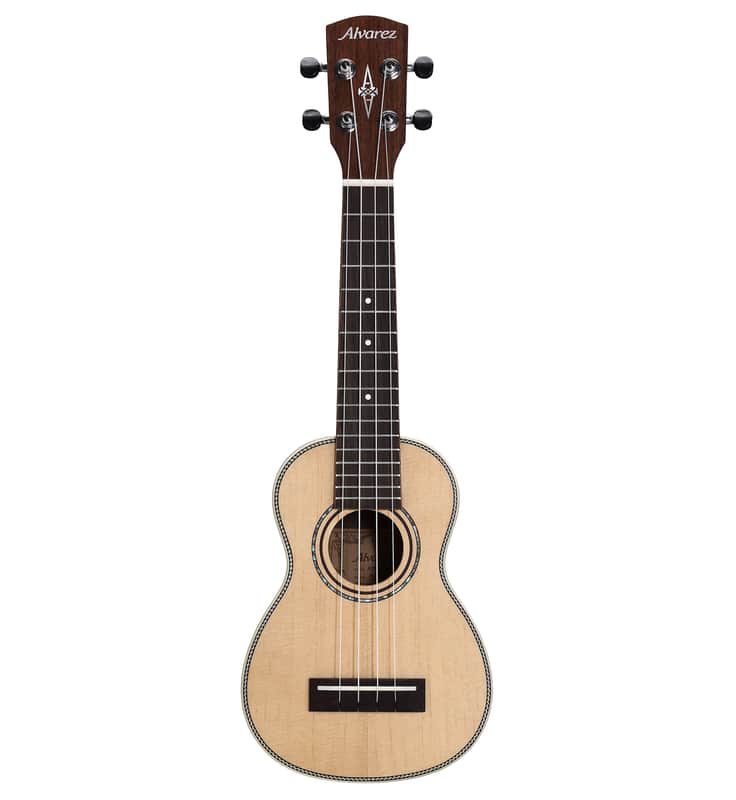 Alvarez Artist - Soprano Ukelele, Natural Satin Finish (AU70WS) image 1