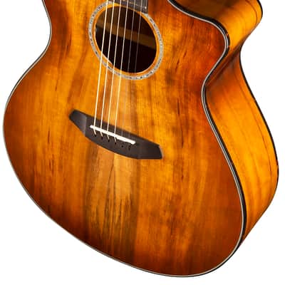 Breedlove Pursuit Exotic Concerto CE Myrtlewood - Myrtlewood 2021 Prairie Burst Gloss image 3