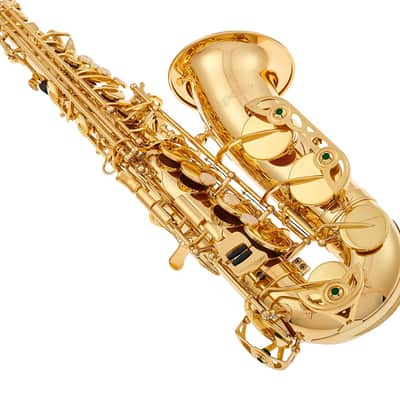Apollo Alto Saxophone in gold lacquer with leather pads image 1