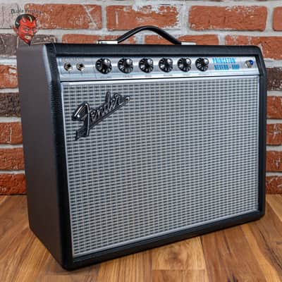 Fender '68 Custom Princeton Reverb-Amp 12-Watt 1x10" Guitar Combo 2014 Black image 4
