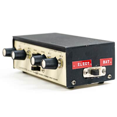 Lafayette 99-45635 Transistorized Stereo Mic Mixer - Vintage Utility Preamp Great for Guitar image 3