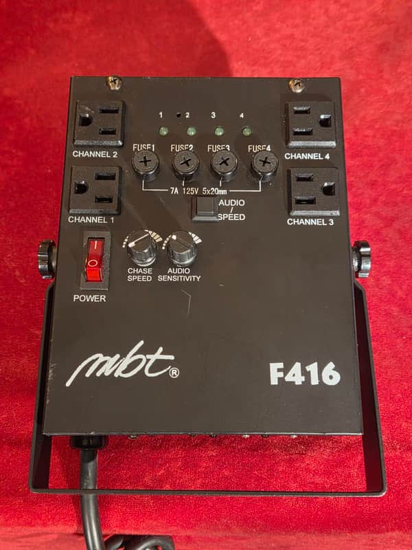 MBT Lighting F416 4-Channel DJ Stage Chase Controller image 1
