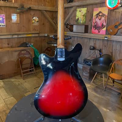 Teisco EP-10T 1960’s - Red burst image 8