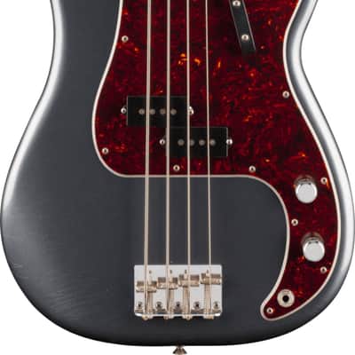 Fender Vintera II Road Worn '60s Precision Bass 4-String Limited Edition Bass Guitar, Rosewood Fingerboard, Charcoal Frost Metallic image 1