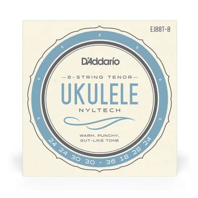 D'addario EJ88T-8 Tenor Nyltech 8-St Ukulele image 1
